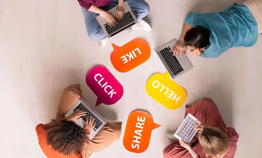 Community manager en acción